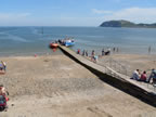 north shore jetty and boats Llandudno